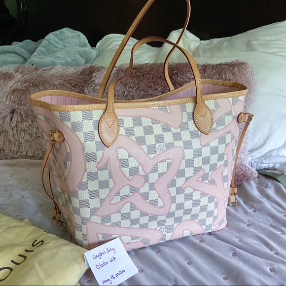 SOLD LV Summer 2017 Tahitienne Neverfull MM - Picture 1 of 9